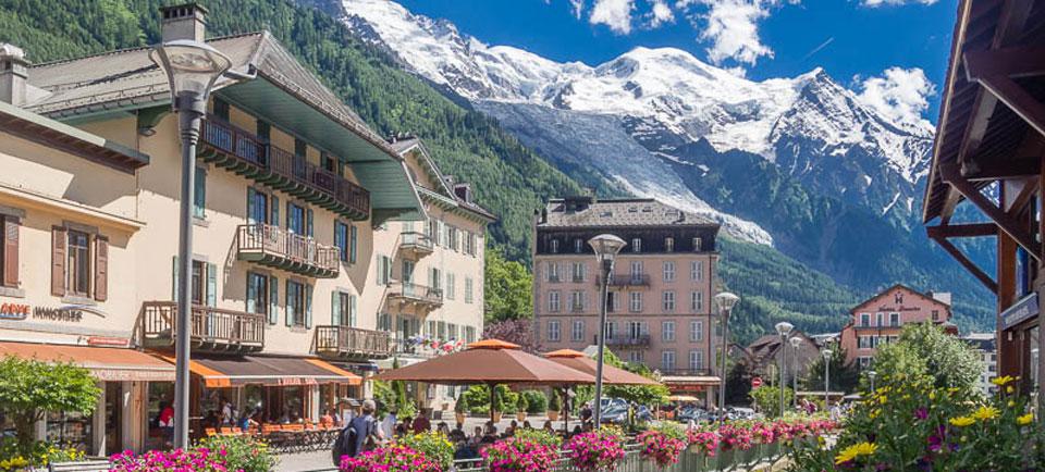 taxi chamonix en été